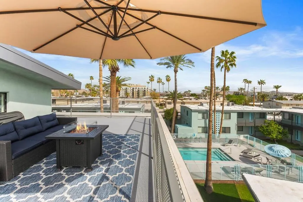 Apartment Poolside Studio W Rooftop Deck - Walk To Old Town Scottsdale